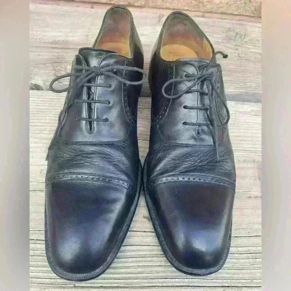 Mezlan “Nicola” men’s shoes SZ 13 leather oxfords - Picture 2 of 8